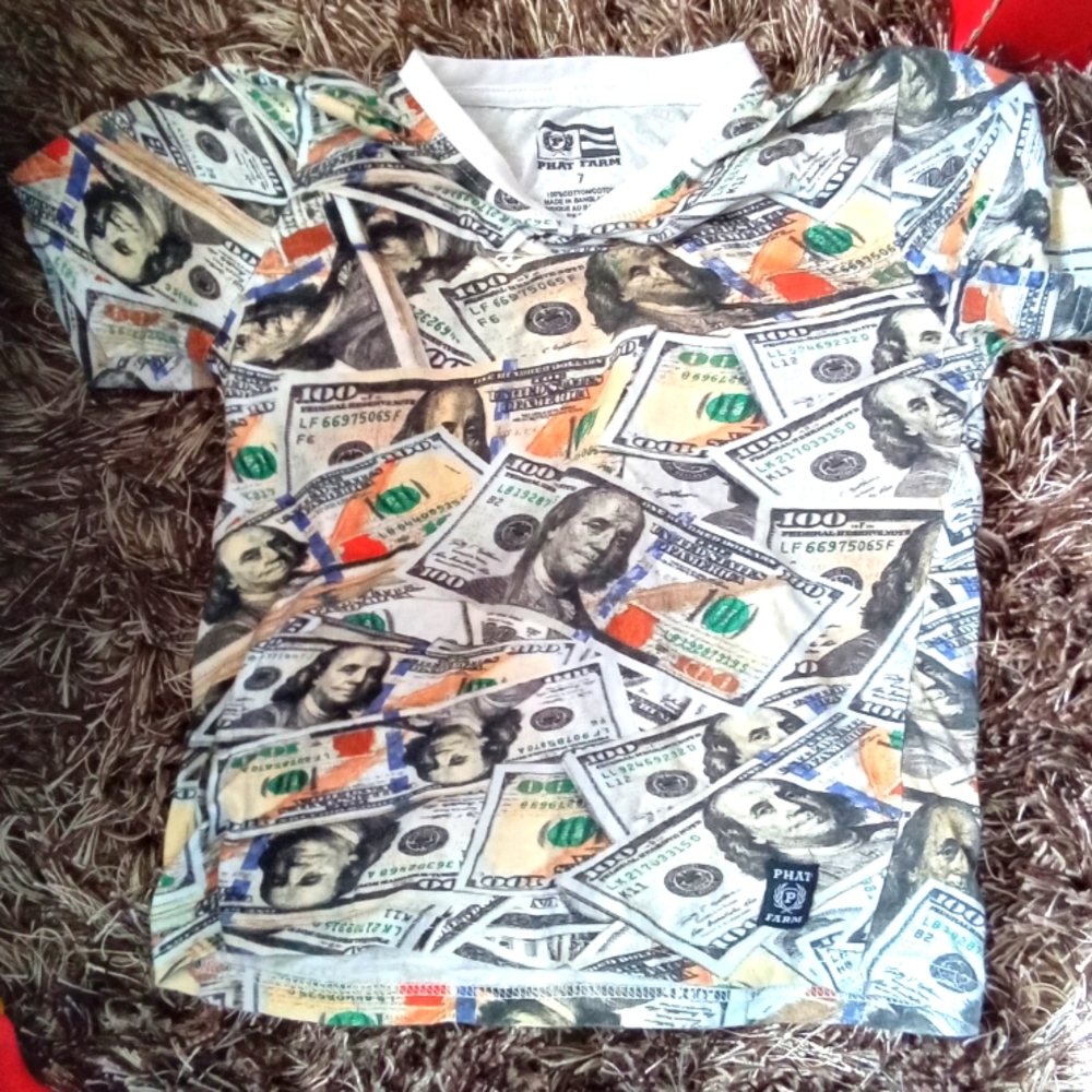 Fashion boys shirt, GET MONEY